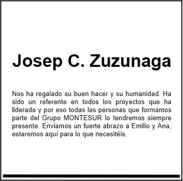 Ejemplo de esquela de homenaje profesional